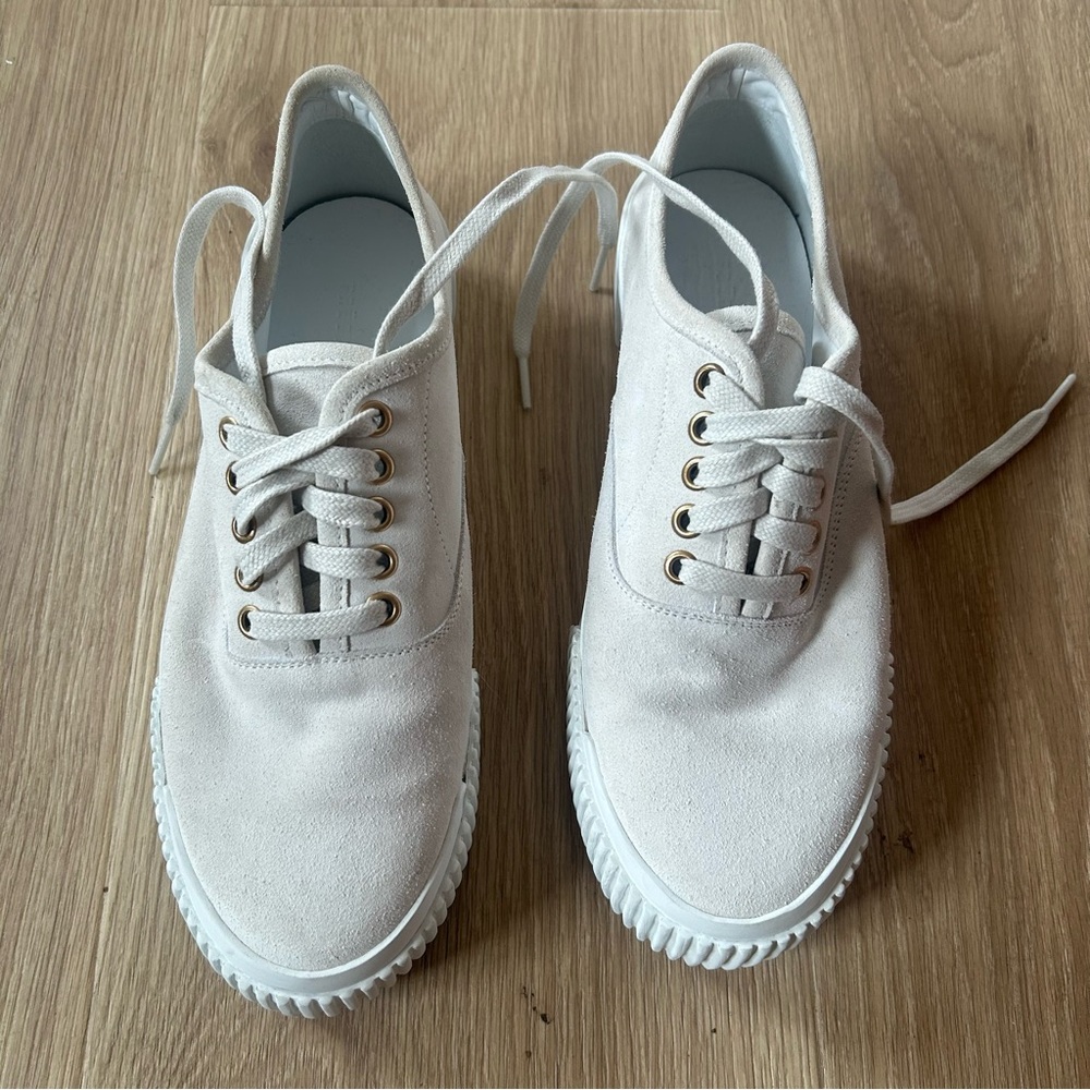 Freda Salvador | MIA LACE-UP PLATFORM SNEAKER IN SUEDE - Picture 4 of 9